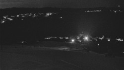 Horní část sjezdovky skiareálu Hlubočky