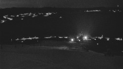 Horní část sjezdovky skiareálu Hlubočky