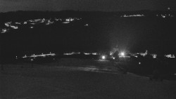 Horní část sjezdovky skiareálu Hlubočky