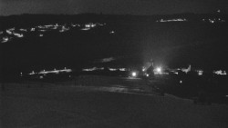 Horní část sjezdovky skiareálu Hlubočky