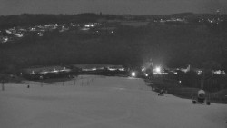 Horní část sjezdovky skiareálu Hlubočky