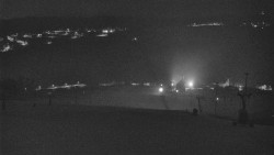 Horní část sjezdovky skiareálu Hlubočky