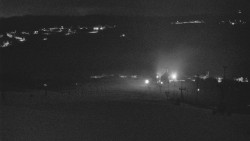 Horní část sjezdovky skiareálu Hlubočky