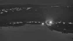 Horní část sjezdovky skiareálu Hlubočky