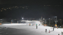 Horní část sjezdovky skiareálu Hlubočky