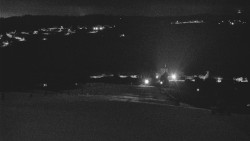 Horní část sjezdovky skiareálu Hlubočky