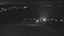 Horní část sjezdovky skiareálu Hlubočky