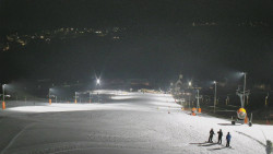 Horní část sjezdovky skiareálu Hlubočky