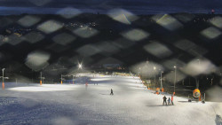 Horní část sjezdovky skiareálu Hlubočky