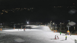 Horní část sjezdovky skiareálu Hlubočky