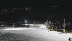 Horní část sjezdovky skiareálu Hlubočky