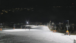 Horní část sjezdovky skiareálu Hlubočky