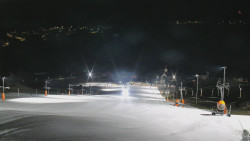 Horní část sjezdovky skiareálu Hlubočky