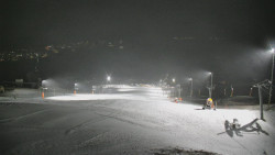 Horní část sjezdovky skiareálu Hlubočky