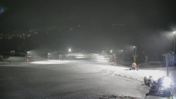 Horní část sjezdovky skiareálu Hlubočky