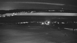 Horní část sjezdovky skiareálu Hlubočky