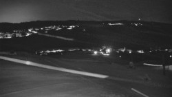 Horní část sjezdovky skiareálu Hlubočky