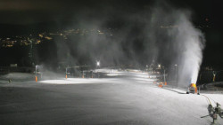 Horní část sjezdovky skiareálu Hlubočky