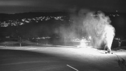 Horní část sjezdovky skiareálu Hlubočky