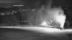 Horní část sjezdovky skiareálu Hlubočky