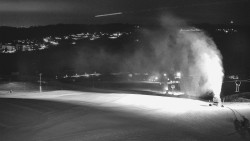 Horní část sjezdovky skiareálu Hlubočky