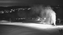 Horní část sjezdovky skiareálu Hlubočky