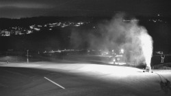 Horní část sjezdovky skiareálu Hlubočky