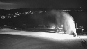 Skiareál Hlubočky - Horní část sjezdovky skiareálu Hlubočky - 16.2.2026 v 02:15 Skiareál Hlubočky - Horní část sjezdovky skiareálu Hlubočky - 16.2.2026 v 02:15