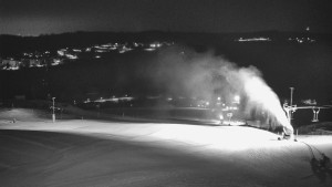 Skiareál Hlubočky - Horní část sjezdovky skiareálu Hlubočky - 16.2.2026 v 04:15 Skiareál Hlubočky - Horní část sjezdovky skiareálu Hlubočky - 16.2.2026 v 04:15