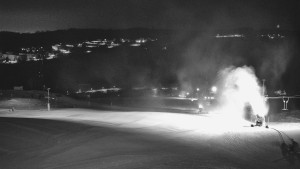 Skiareál Hlubočky - Horní část sjezdovky skiareálu Hlubočky - 16.2.2026 v 05:10 Skiareál Hlubočky - Horní část sjezdovky skiareálu Hlubočky - 16.2.2026 v 05:10