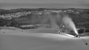 Skiareál Hlubočky - Horní část sjezdovky skiareálu Hlubočky - 16.2.2026 v 06:25 Skiareál Hlubočky - Horní část sjezdovky skiareálu Hlubočky - 16.2.2026 v 06:25