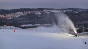 Skiareál Hlubočky - Horní část sjezdovky skiareálu Hlubočky - 16.2.2026 v 06:35 Skiareál Hlubočky - Horní část sjezdovky skiareálu Hlubočky - 16.2.2026 v 06:35