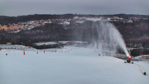 Skiareál Hlubočky - Horní část sjezdovky skiareálu Hlubočky - 16.2.2026 v 06:50 Skiareál Hlubočky - Horní část sjezdovky skiareálu Hlubočky - 16.2.2026 v 06:50