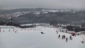 Skiareál Hlubočky - Horní část sjezdovky skiareálu Hlubočky - 16.2.2026 v 16:50 Skiareál Hlubočky - Horní část sjezdovky skiareálu Hlubočky - 16.2.2026 v 16:50