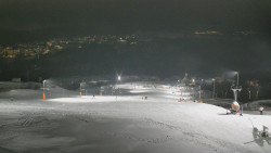 Horní část sjezdovky skiareálu Hlubočky