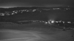 Horní část sjezdovky skiareálu Hlubočky