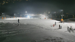 Horní část sjezdovky skiareálu Hlubočky