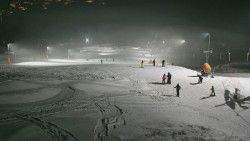 Horní část sjezdovky skiareálu Hlubočky