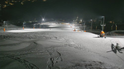 Horní část sjezdovky skiareálu Hlubočky