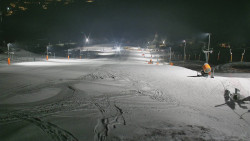 Horní část sjezdovky skiareálu Hlubočky