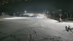 Horní část sjezdovky skiareálu Hlubočky