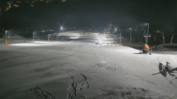 Horní část sjezdovky skiareálu Hlubočky