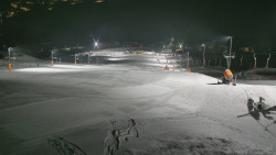 Horní část sjezdovky skiareálu Hlubočky