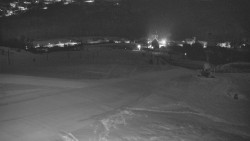 Horní část sjezdovky skiareálu Hlubočky