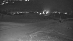 Horní část sjezdovky skiareálu Hlubočky