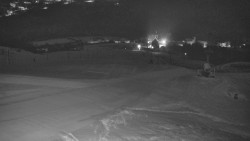 Horní část sjezdovky skiareálu Hlubočky