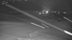 Horní část sjezdovky skiareálu Hlubočky