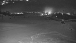 Horní část sjezdovky skiareálu Hlubočky