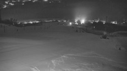 Horní část sjezdovky skiareálu Hlubočky