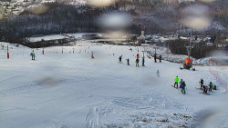 Horní část sjezdovky skiareálu Hlubočky